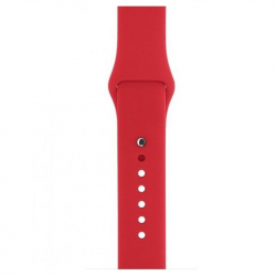 Ремешок силиконовый для Apple Watch 42/44mm красный