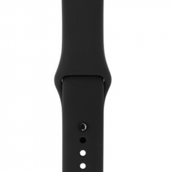 Ремешок силиконовый для Apple Watch 42/44mm черный