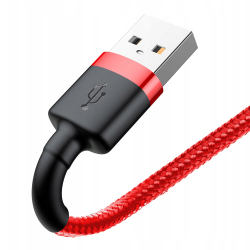 Кабель Micro-USB/USB, 1м, Cafule, Красный, Baseus