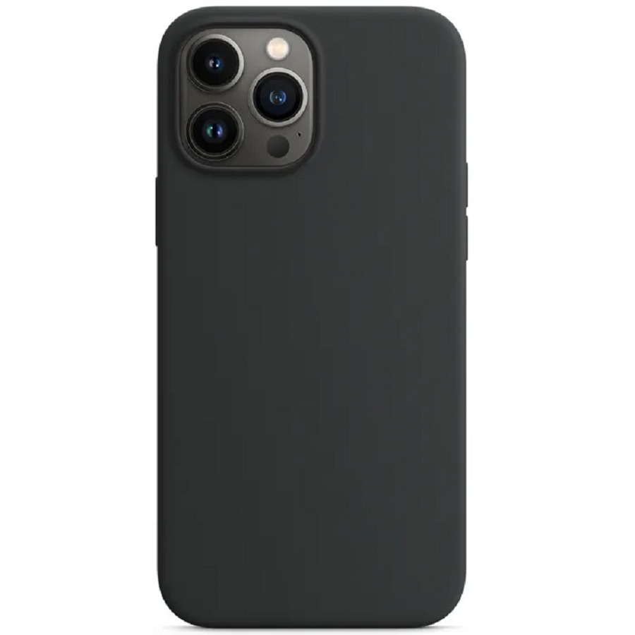 Чехол Silicone Case iPhone 13 Pro / Pro Max Черный картинка 1