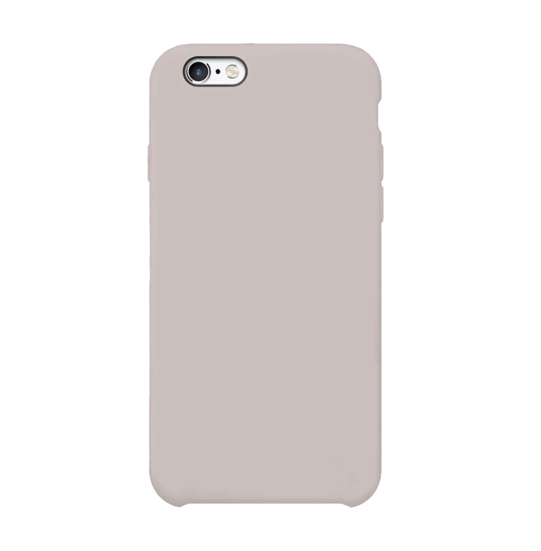Чехол Silicone Case для iPhone 6/6S Бежевый картинка 1