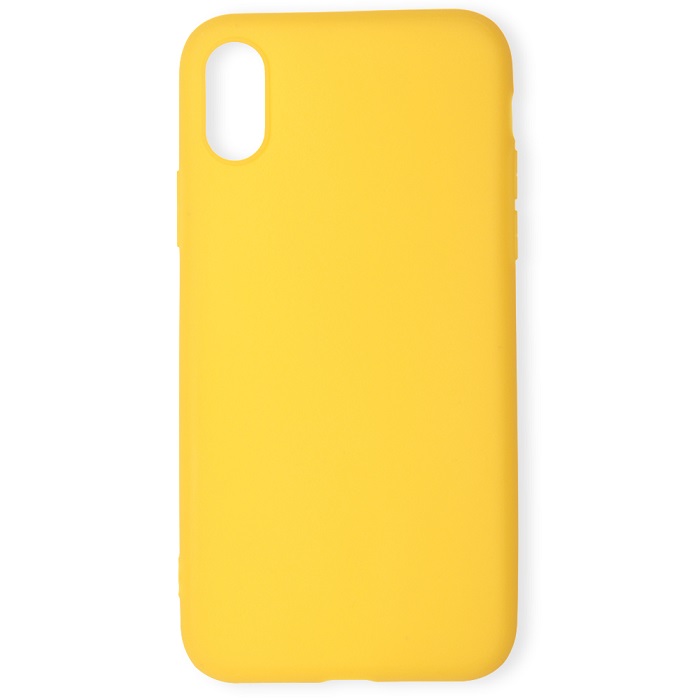 Чехол Silicone Case для iPhone XR желтый картинка 1
