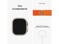 Apple Watch Ultra Titanium Case with Orange Alpine Loop слайд 9