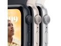 Apple Watch SE (2022) 44mm Корпус «серебро» спортивный ремешок белый слайд 7