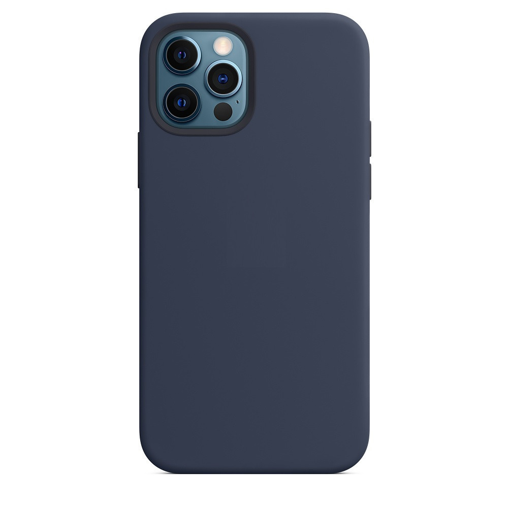 Чехол Silicone Case iPhone 14 Pro / Pro Max Синий картинка 1