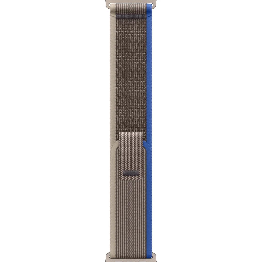 Apple Watch Ultra Titanium Case with Blue/Gray Trail Loop картинка 3