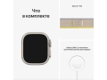 Apple Watch Ultra Titanium Case with Yellow/Beige Trail Loop слайд 9