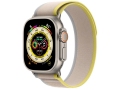 Apple Watch Ultra Titanium Case with Yellow/Beige Trail Loop слайд 1