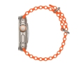 Apple Watch Ultra 2 Titanium Case with Orange Ocean Band слайд 5