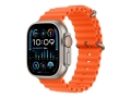 Apple Watch Ultra 2 Titanium Case with Orange Ocean Band слайд 1