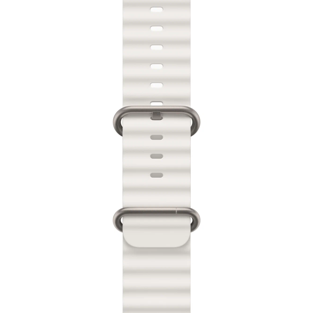 Apple Watch Ultra 2 Titanium Case with White Ocean Band картинка 4