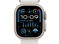 Apple Watch Ultra 2 Titanium Case with White Ocean Band слайд 3