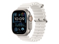 Apple Watch Ultra 2 Titanium Case with White Ocean Band слайд 1