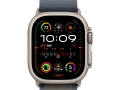 Apple Watch Ultra 2 Titanium Case with Blue Alpine Loop слайд 3