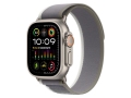 Apple Watch Ultra 2 Titanium Case with Green/Gray Trail Loop слайд 1