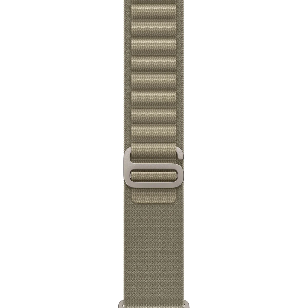 Apple Watch Ultra 2 Titanium Case with Olive Alpine Loop картинка 3