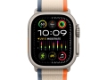 Apple Watch Ultra 2 Titanium Case with Orange/Beige Trail Loop слайд 3