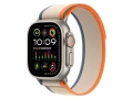 Apple Watch Ultra 2 Titanium Case with Orange/Beige Trail Loop слайд 1