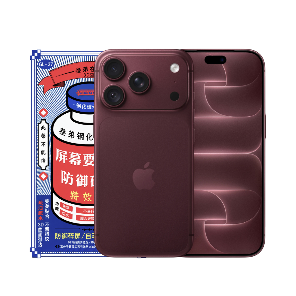 Защитное стекло 3D Remax iPhone 18 Pro Max картинка 1