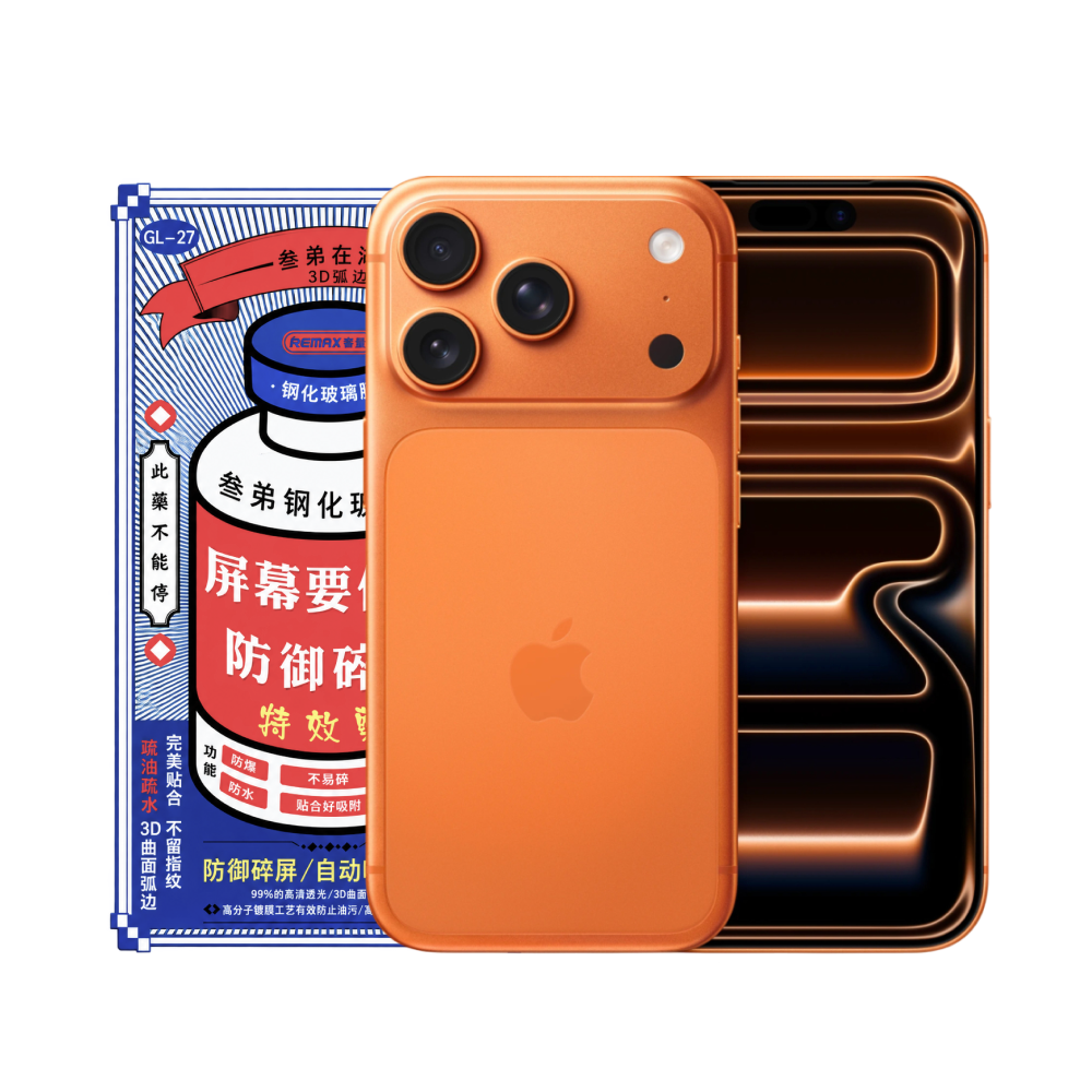 Защитное стекло 3D Remax iPhone 17 Pro Max картинка 1