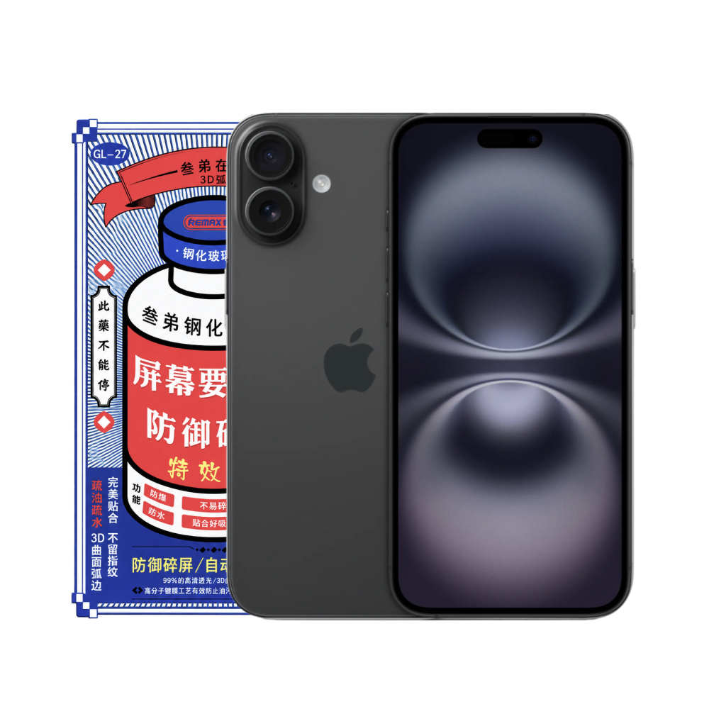 Защитное стекло 3D Remax iPhone 16 картинка 1