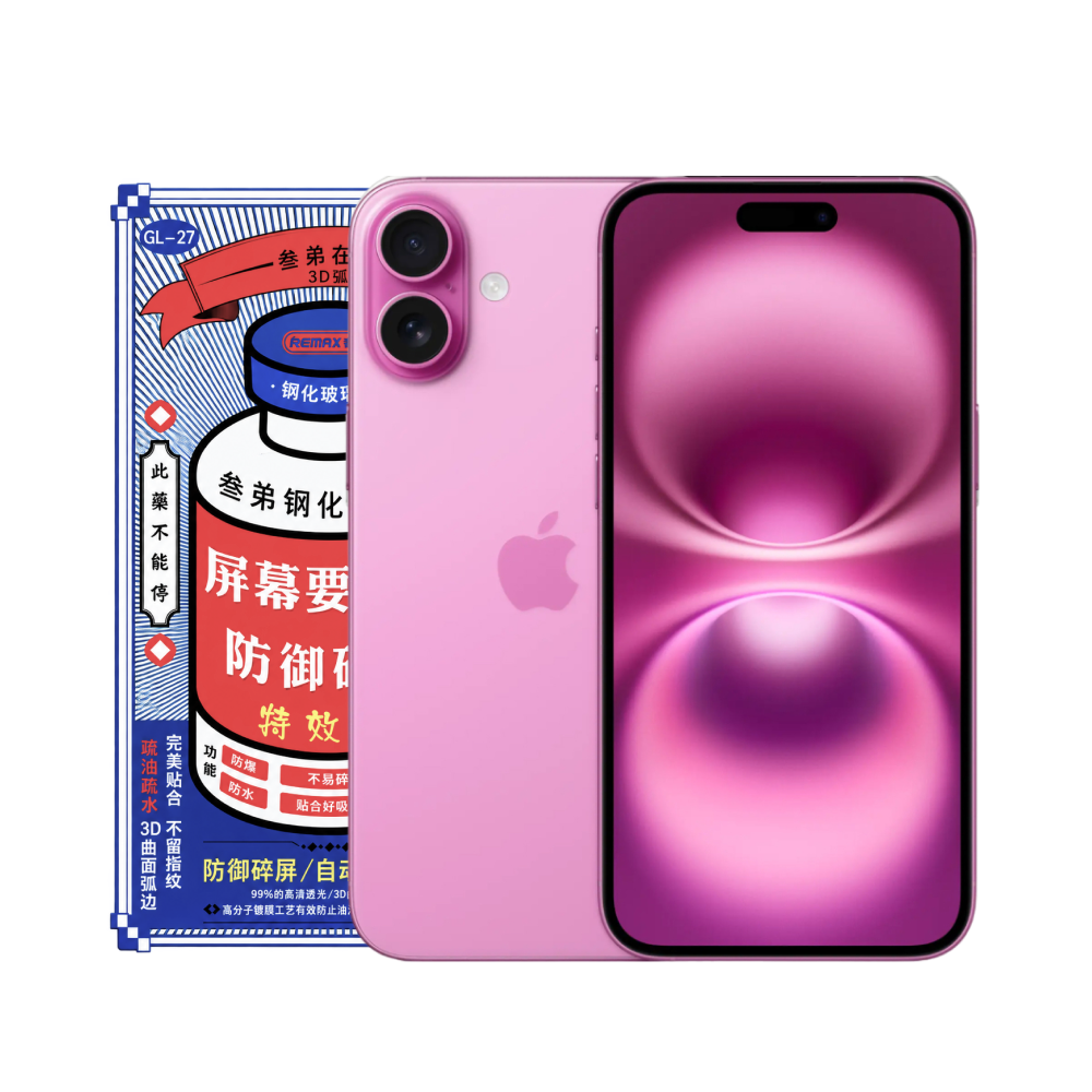 Защитное стекло 3D Remax iPhone 16 Plus картинка 1