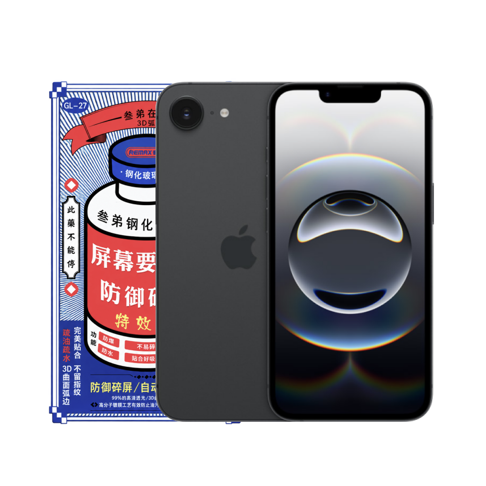 Защитное стекло 3D Remax iPhone 16е картинка 1