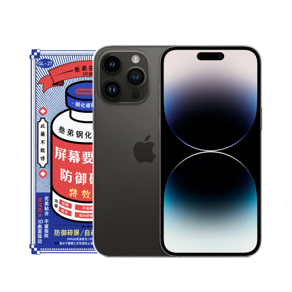 Защитное стекло 3D Remax iPhone 14 Pro картинка 1