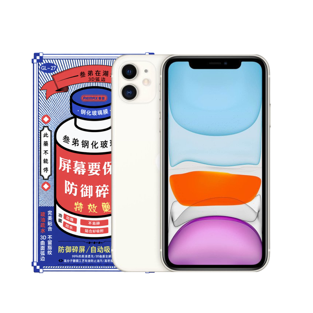 Защитное стекло 3D Remax iPhone 11 картинка 1
