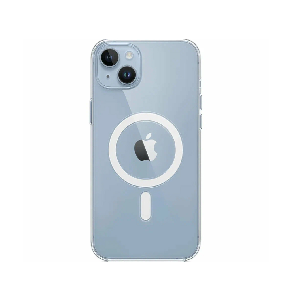 Чехол Clear Case iPhone 14, прозрачный с поддержкой MagSafe картинка 1