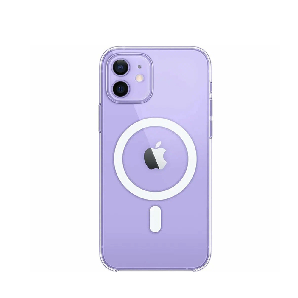Чехол Clear Case iPhone 12, прозрачный с поддержкой MagSafe картинка 1