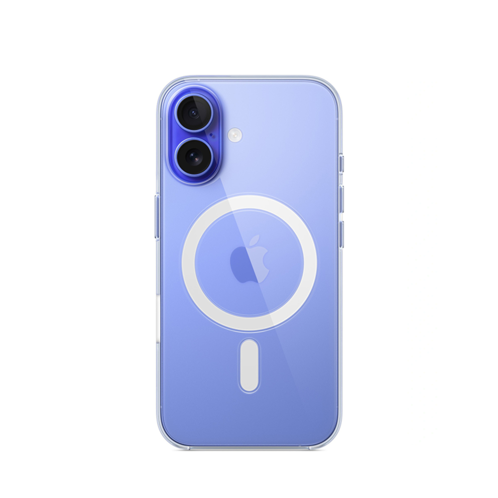 Чехол Clear Case iPhone 16 Plus, прозрачный с поддержкой MagSafe картинка 1