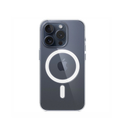 Чехол Clear Case iPhone 15 Pro, прозрачный с поддержкой MagSafe