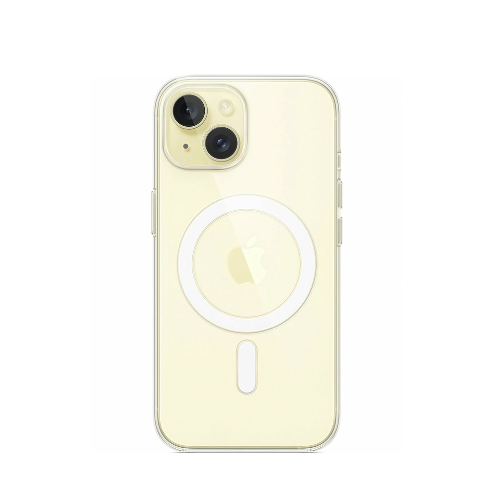 Чехол Clear Case iPhone 15 Plus, прозрачный с поддержкой MagSafe картинка 1