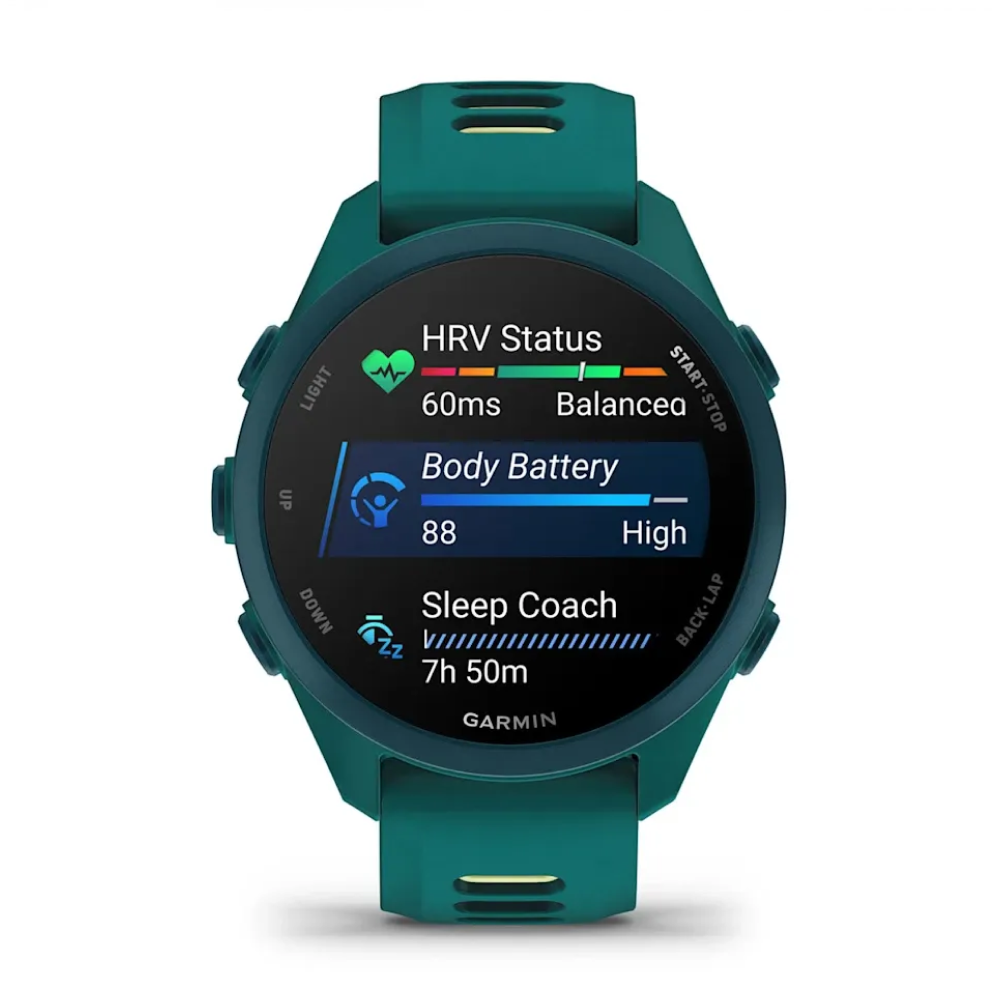 Часы Garmin ForeRunner 170 Music Teal Green/Citron картинка 2