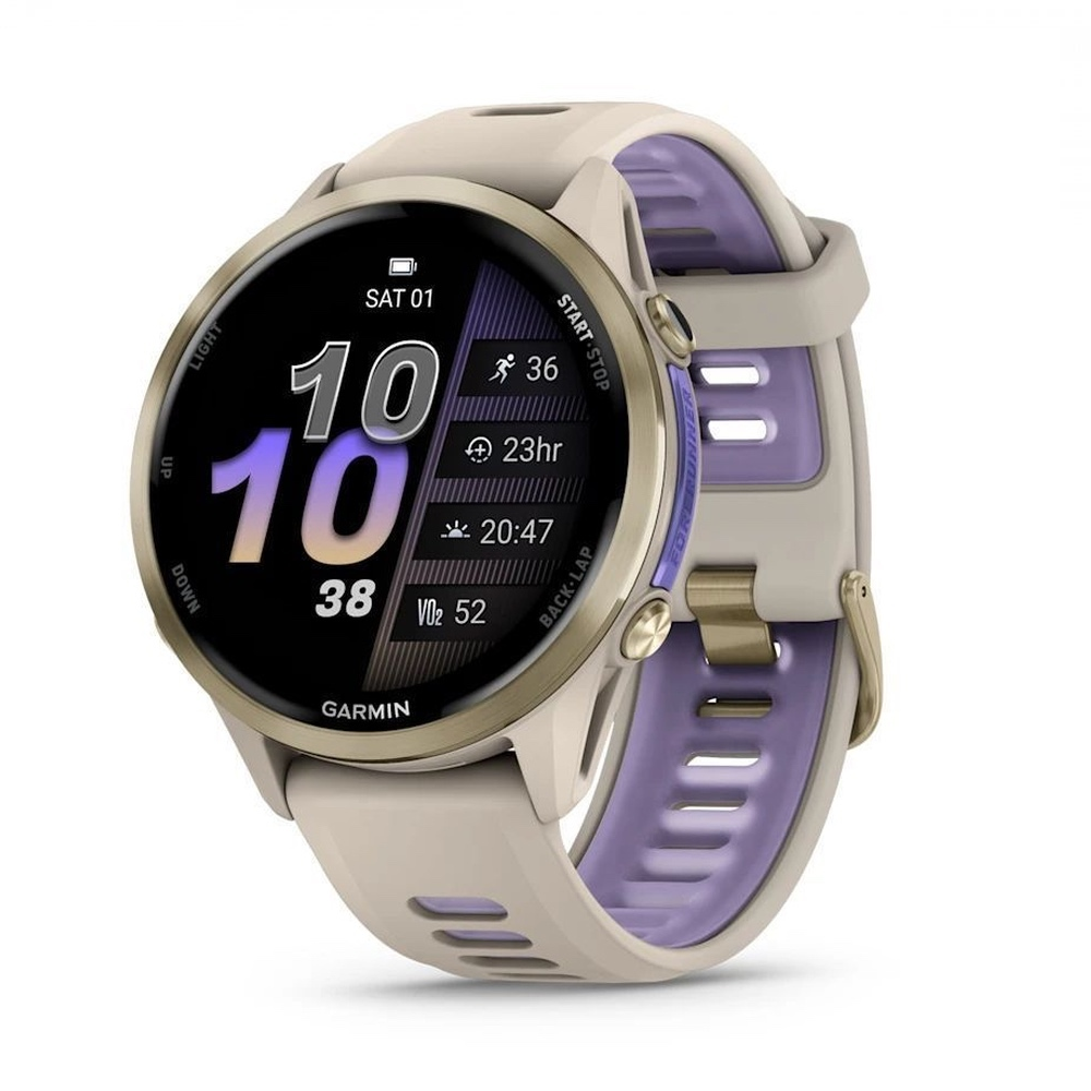 Часы Garmin ForeRunner 970 French Gray/Translucent Indigo картинка 1