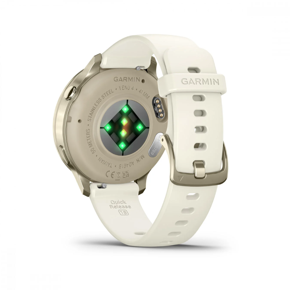 Часы Garmin Venu 4 41mm Lunar Gold / Bone картинка 3