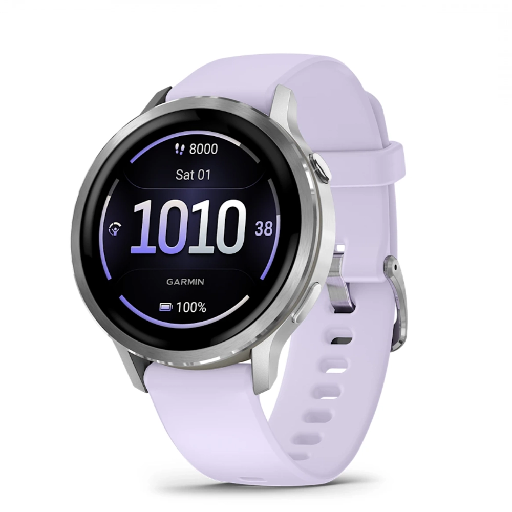 Часы Garmin Venu 4 41mm Silver / Periwinkle картинка 1