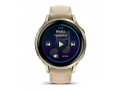 Часы Garmin Venu 4 41mm Lunar Gold / Bone Silicone / Light Sand Leather слайд 2