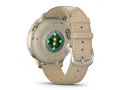 Часы Garmin Venu 4 41mm Lunar Gold / Bone Silicone / Light Sand Leather слайд 3