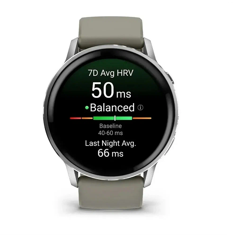 Часы Garmin Venu 4 45mm Silver / Silver Gray картинка 2