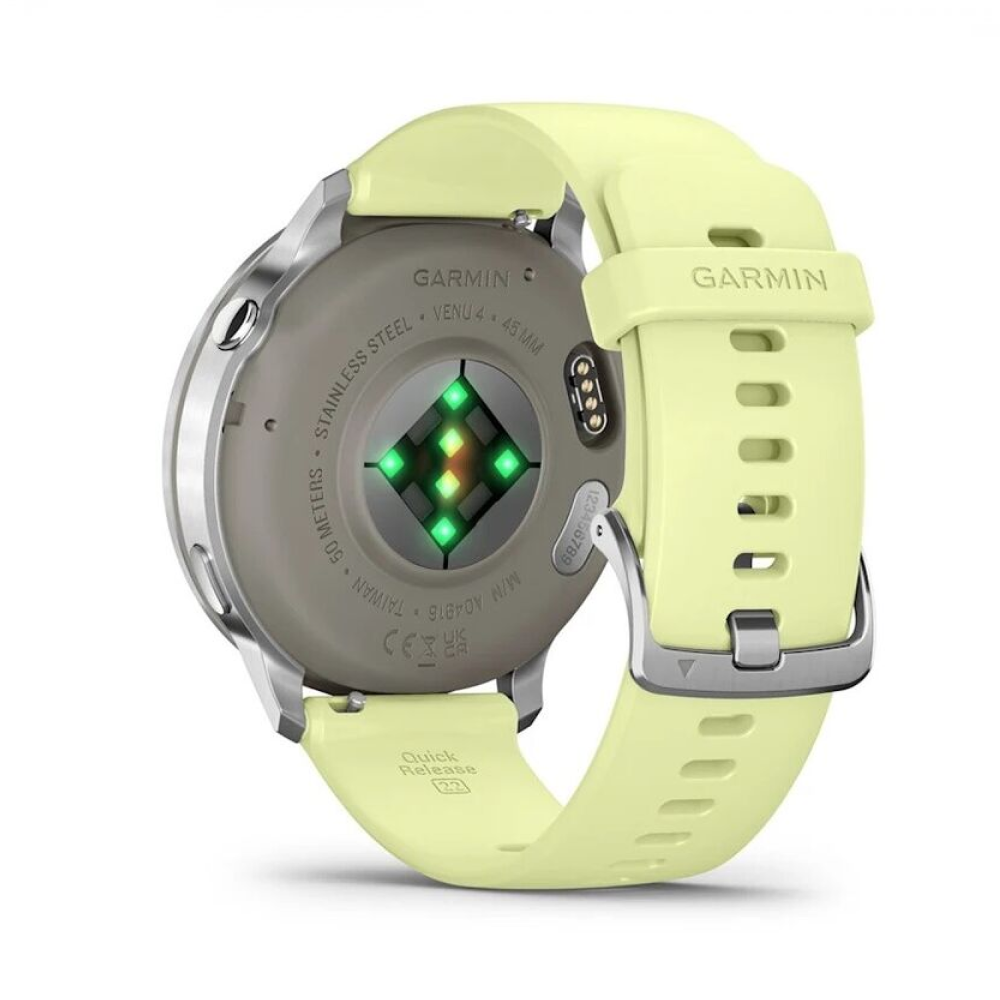 Часы Garmin Venu 4 45mm Silver / Citron картинка 3