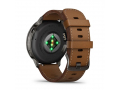 Часы Garmin Venu 4 45mm Slate / Black Silicone / Brown Leather слайд 2