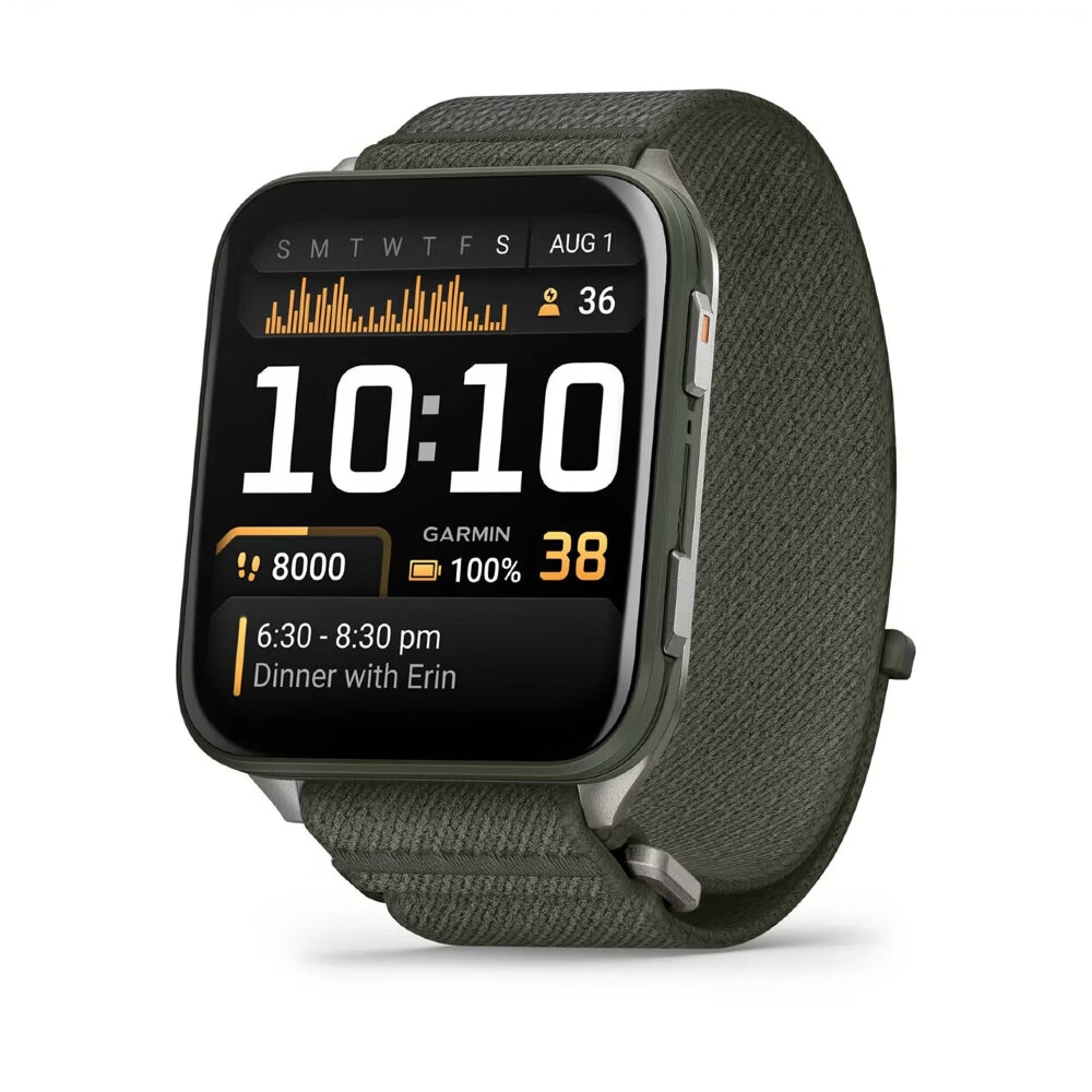 Часы Garmin Venu X1 46mm Moss / Titanium картинка 1