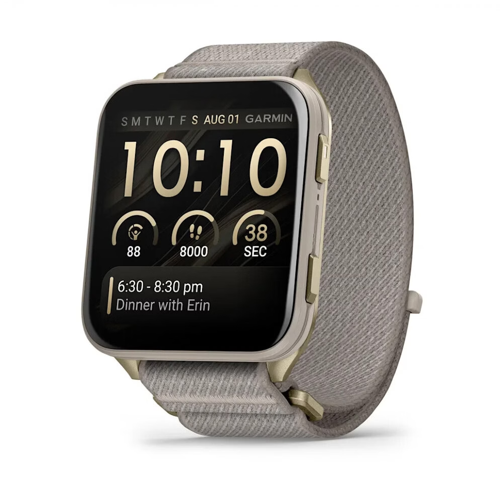 Часы Garmin Venu X1 46mm Soft Gold / Titanium картинка 1