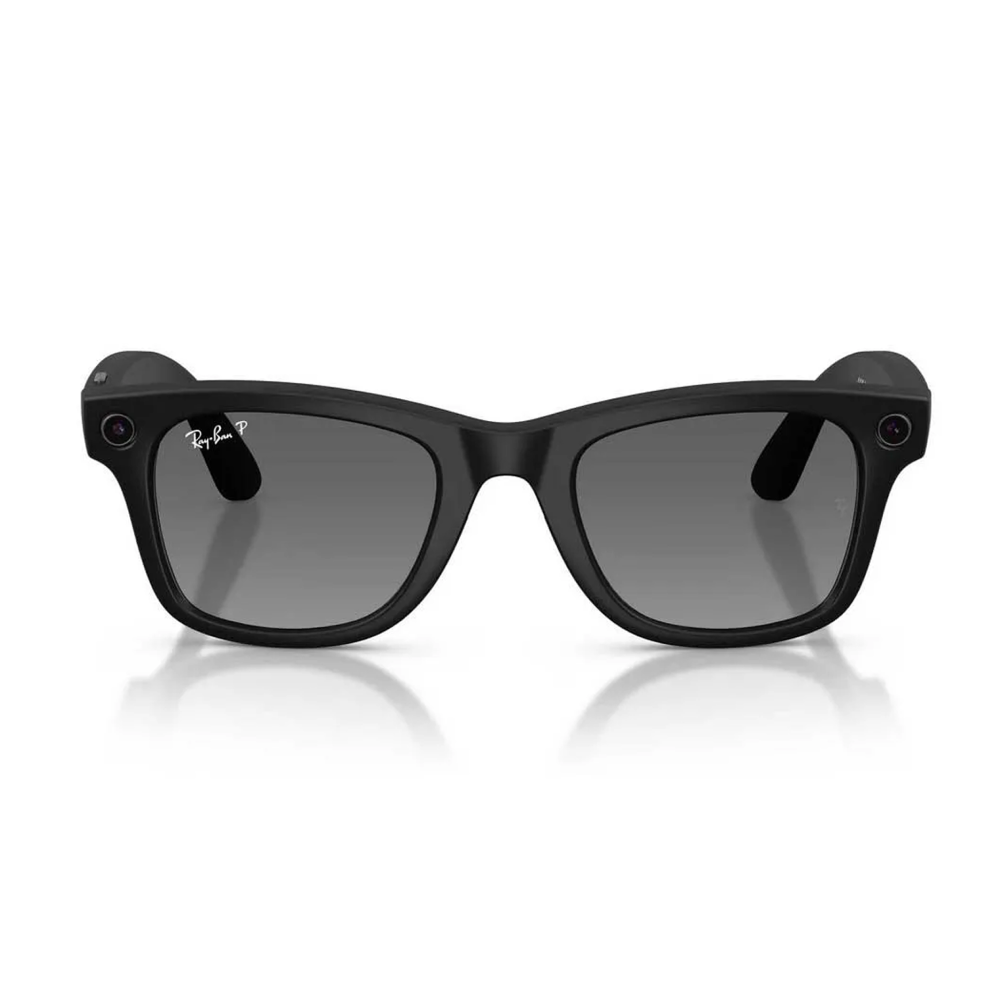 Камера - очки Ray-Ban Meta Wayfarer (Gen 2) Matt Black | Gradient Graphite картинка 1