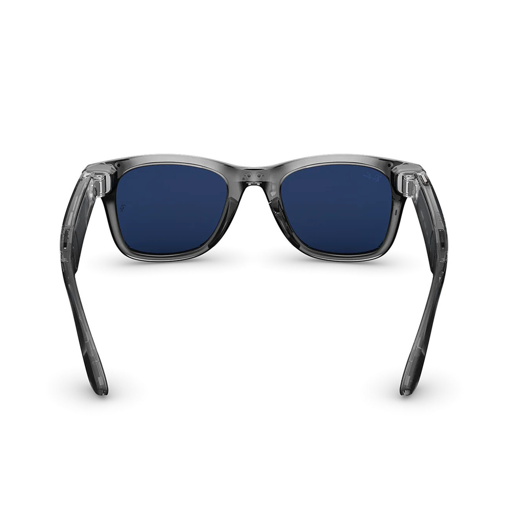 Камера - очки Ray-Ban Meta Wayfarer (Gen 2) Shiny Transp Grey | Sapphire Transitions картинка 3