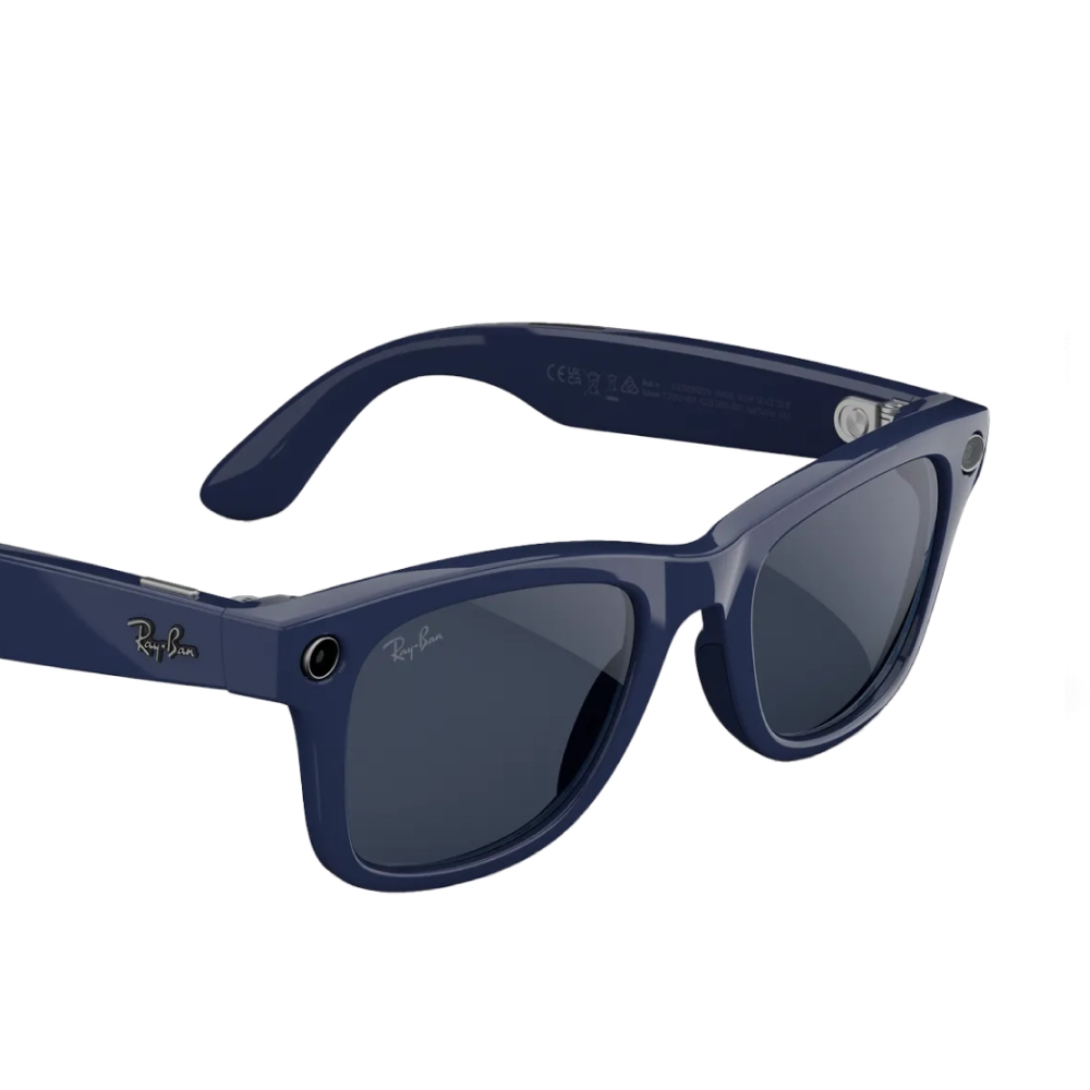 Камера - очки Ray-Ban Meta Wayfarer (Gen 2) Shiny Cosmic Blue | Sapphire Transitions картинка 2