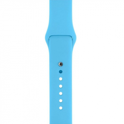 Ремешок силиконовый для Apple Watch 38/40mm голубой