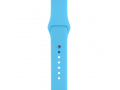 Ремешок силиконовый для Apple Watch 38/40mm голубой слайд 1